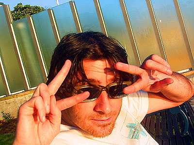 Adam in the Sydney sun