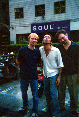 Daz, Adam and Kev in Taipei